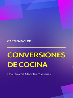 cover image of Conversiones de Cocina